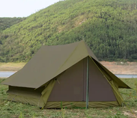 Offre Spéciale 4 saisons étanche Double couches 3-4 personnes Camping en plein air pique-nique cabane tente maison en forme de famille tente