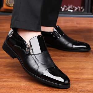 QLFashion grande taille nouveaux hommes bout pointu chaussures d'affaires Style britannique mode robe costume marié mariage Derby - Product Image 4