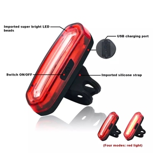 Ensemble de feux avant de vélo RIDERACE, induction intelligente, rechargeable par USB, feu arrière <span class=keywords><strong>LED</strong></span>, lampe torche, <span class=keywords><strong>phare</strong></span> de vélo pour <span class=keywords><strong>VTT</strong></span> - Product Image 6
