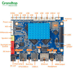 לוח פיתוח rk3399 מקצועי עם cpu 6 ליבות, pcie, 4k פלט hd mi, 4GB RAM, ג 'יגה בייט ethernet עבור לוח האם hmi - Product Image 3
