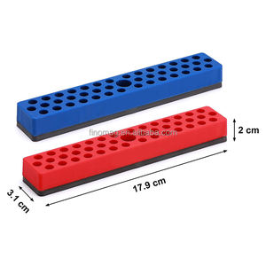 1/4 "ensemble de porte-embouts magnétiques 43 pièces trou, organisateur d'embouts avec magnétique fort, organisateur d'embouts magnétiques - Product Image 3