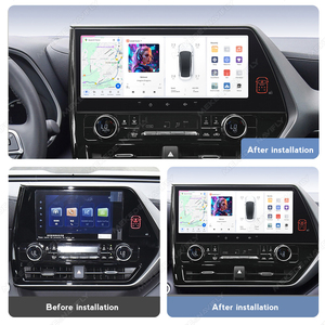 Duduauto dudu7 12inch xe thông minh Android <span class=keywords><strong>Player</strong></span> cho TOYOTA vương miện kluger 2022 - 2025 GPS navigation không dây Carplay DSP BT - Product Image 2