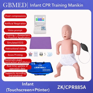 Mannequin de formation en RCP pour nourrissons avec moniteur tactile et imprimante, modèle de <span class=keywords><strong>réanimation</strong></span> infantile pour l'enseignement médical - Product Image 2