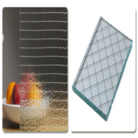 Kunden spezifisches 6mm 8mm Sicherheitsmetallgitter-Draht glas für Dach oberlichter und Balkon fenster