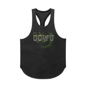 fitness mens vest tank top gym men sleeveless shirts running singlet