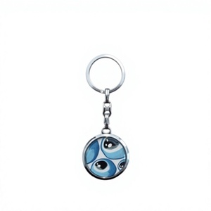 DAFNI BIG PAZAR Fashion Alloy Enamel Gold Carabiner Keychain with Unique Enamelled Tips and 3D Shape Embossing Printing - Product Image 1