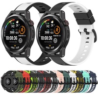 22mm 20mm zweifarbiges Silikon-Schnell verschluss armband für Huawei Watch GT4 Samsung Galaxy Watch 7 Garmin Watch