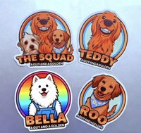Autocollant découpé sur mesure en vinyle imperméable, impression de logo en vinyle blanc personnalisé, autocollants de logo animalier, autocollants de dessin animé