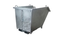 Chariot élévateur auto-vidage poubelle basculement trémie pour ferraille recyclage des déchets chariot élévateur accessoire