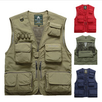 Gilets de Pêche Sans Manches Multi-Poches Respirants et Légers pour Hommes – Idéaux pour l'Extérieur, l'Été, le Safari, et la Photographie de Voyage