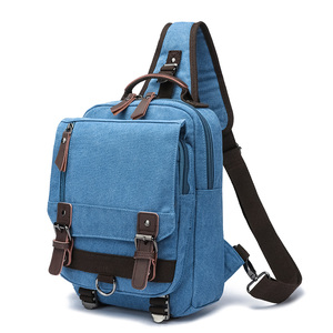 Solid Fashion Anti-Theft Canvas Backpack Portable <strong>Notebook</strong> Bag Polyester Single Shoulder Vintage Style for Men Women for Winter - Product Image 3