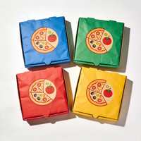 Kotak Kertas Kemasan Pizza Logo Kustom Beli Berbagai Ukuran Kotak Pizza Bergelombang Murah