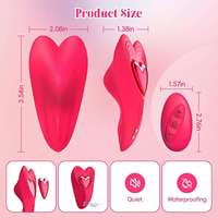 Vibrateur miniature en forme de papillon personnalisable OEM pour femmes, 10 modes de vibration, étanche IPX7, silicone, rechargeable par USB
