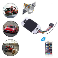 Localisateur GPS de moto et de voiture en gros avec télécommande Traqueur de véhicule GPRS et système antivol Suivi de vue PC