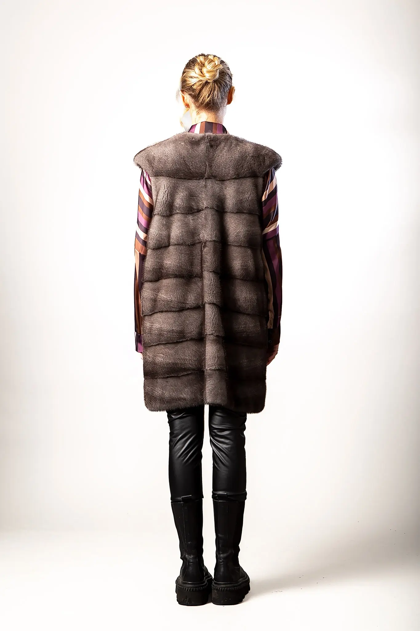 Mềm áo Mink Fur Made ý