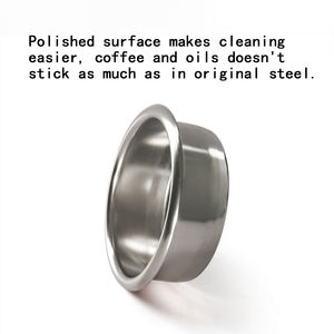 1 Stück 58mm Einlagiger Kaffeefilterkorb Nicht-Druckbeaufschlagter Espresso-Pulverbehälter Kaffeemahl-Zubehör für Kaffee - Product Image 5