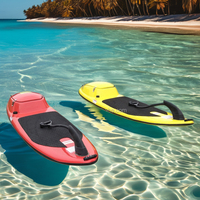 Sortie d'usine Nouveau style Hison Planche de surf motorisée à propulsion à jet à essence minimaliste en fibre de verre Moteur Meilleur prix Jetsurf