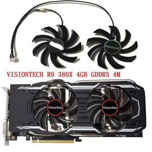 Enfriador de GPU VGA, ventilador para tarjetas gráficas, T129215SU, para POWERCOLOR RX <span class=keywords><strong>5700</strong></span> <span class=keywords><strong>XT</strong></span> 6500XT 6600 6600XT 5700XT <span class=keywords><strong>6700</strong></span> 6700XT Fight - Product Image 2