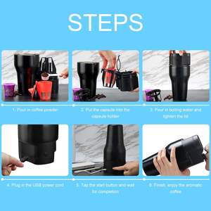 <span class=keywords><strong>Cafetera</strong></span> Eléctrica <span class=keywords><strong>Mini</strong></span> Automática Portátil para Cápsulas NS, <span class=keywords><strong>Cafetera</strong></span> de Viaje con Pistón de Operación Manual para Coche, Compatible con Cápsulas K Cup <span class=keywords><strong>Keurig</strong></span> - Product Image 6