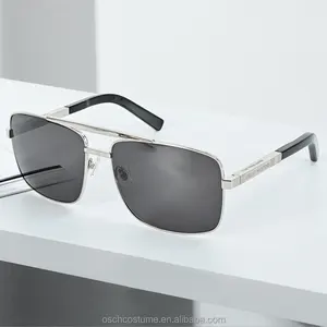OEM retro-Metallfelge Brillen individuelles Logo Legierung Edelstahl optischer Rahmen goldene Sonnenbrille Lager Pilotbrille Neueste