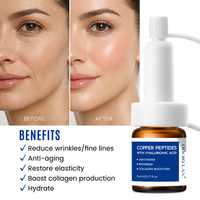 Serum Perawatan Kulit Korea ODM Snap-8 Multi-Peptida Blue Copper Peptide untuk Mengencangkan dan Meningkatkan Elastisitas Kulit, Serum Wajah Peptida GHK-Cu