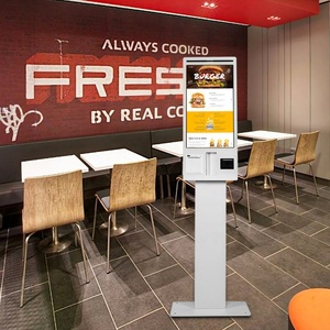 Suitable for Hotel Restaurant 32'' Wall Mount Atm Payment Kiosk Lcd Monitor <b>With</b> <b>Printer</b> <b>Scanner</b> and Camera - Product Image 4