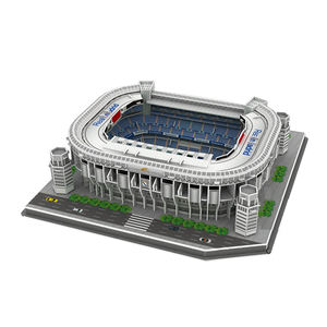 Modelo de Estadio <span class=keywords><strong>Bernabeu</strong></span> de Papel Espuma para Armar, Estadio de Fútbol 3D con 101 Piezas - Product Image 1