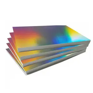 custom hologram stickers eggshell vinyl roll A4 graffiti holographic eggshell sticker paper