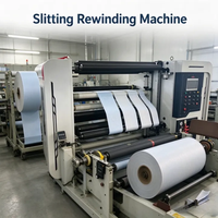 Machine de découpe et de rembobinage intelligente haute précision pour film laminé et papier en rouleaux larges de grand diamètre
