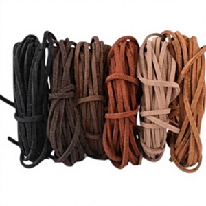Custom Color Natural Cow Buffalo <b>Leather</b> Cord Custom Length Durable Eco Friendly <b>Leather</b> Thick Treads For <b>Bracelet</b> Necklace Make - Product Image 1