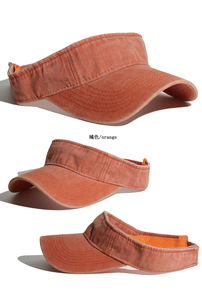 Casquette de baseball de sport haut vide unisexe personnalisée chapeaux de pare-soleil d'été en détresse lavé casquettes réglables chapeau de papa - Product Image 5