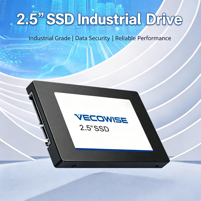 OEM ODM 2.5" SATA3 Industrial SSD, 128GB-1TB High Reliable SSD for Industrial IoT Edge Computing & Embedded Gateway Hardware