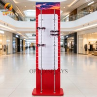 Custom Freestanding Sunglasses Display Rack Floor-Standing Eyewear Display Stand for Optical Store Use