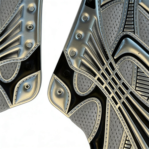 Vente directe d'usine : empeignes de chaussures de sport respirantes en TPU et mesh pour la course et l'entraînement, confortables et durables. - Product Image 3