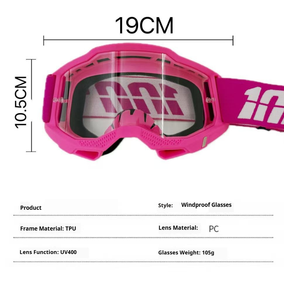 <span class=keywords><strong>Gafas</strong></span> de Motocicleta Personalizadas Rosa y Negras, <span class=keywords><strong>Gafas</strong></span> de Esquí Todoterreno, <span class=keywords><strong>Gafas</strong></span> de Ciclismo a Prueba de Viento, Protección para Descenso en Bicicleta - Product Image 6