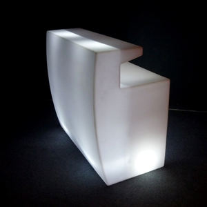 Glow Led Mobiele Barteller Sets Draagbare Rechte Bartafels Verlicht Beweegbare Rechte Combo Bar Plank - Product Image 1