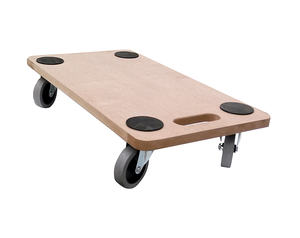 Rol furnitur empat roda tugas berat Hotel industri menggunakan alat penyimpanan kayu untuk anjing papan bergerak Platform bantuan - Product Image 2