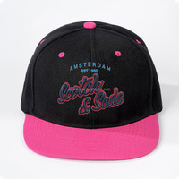 Topi Snapback Dua Warna Grosir Bordir Custom Topi Ayah Vintage Hip Hop Gorras De Béisbol Personalizadas