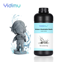Résine polyester lavable à l'eau 1 kg pour imprimante 3D LCD 405 nm UV, liquide d'impression 3D, marque YIDIMU, Guangdong