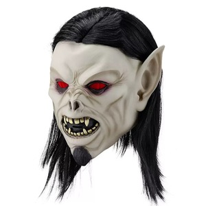 2025 Halloween Horror cara completa Horrible mujer aterradora con pelo largo látex máscara <span class=keywords><strong>de</strong></span> Halloween - Product Image 2