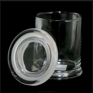 Bougie Elite en verre de 8oz 12oz avec couvercle en verre avec joint pour <span class=keywords><strong>les</strong></span> dérapages à domicile - Product Image 2