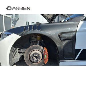 Nuevo kit completo de cuerpo de capó de guardabarros de fibra de carbono para <span class=keywords><strong>BMW</strong></span> 3 Series 330i <span class=keywords><strong>340i</strong></span> F30 F35 <span class=keywords><strong>F31</strong></span> 3 Series GT F34 guardabarros ventilado con orificio abierto - Product Image 6