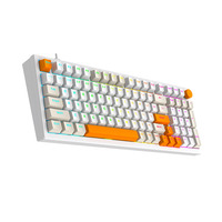 Keyboard Gaming Nirkabel USB 2.0 98-Key LED Backlit Keyboard Mouse Gaming Baru untuk Rumah Kantor Notebook Desktop 3 Tombol