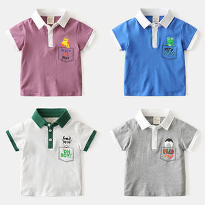 Nouveau T-shirt polo personnalisé pour enfants de marque, tendance été, provenant d'un fournisseur chinois - Product Image 4