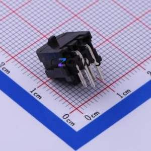 C3030WR-F-2X02P Wire-to-Board Pin Header Bent Lead Through Hole,P=3mm Connector 2x2P 3mm Right Angle Insert 4P - Product Image 2