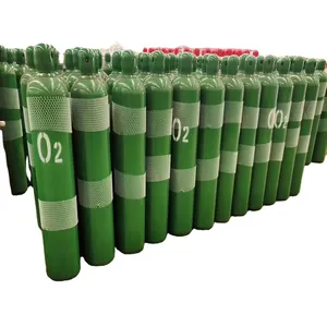 20L Outside diameter 180mm Thickness 5.7mm WP 150BAR Seamless Steel Industrial and Medical Oxygen Gas Cylinder