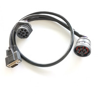 Faisceau de câbles électrique personnalisé OBD 16 broches mâle-femelle 18AWG 2464, faisceau de câblage classique pour systèmes de diagnostic automobile