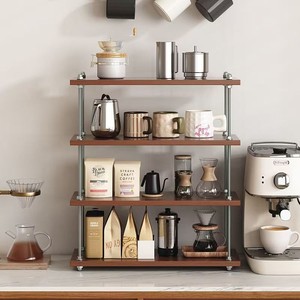 Estante de almacenamiento de estilo vintage, organizador de escritorio de 3 niveles, ajustable para utensilios de cocina, papelería, uso en oficina - Product Image 2