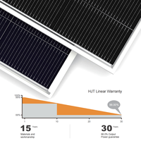 Panneau solaire HJT N-Type 720W à double verre bifacial, résistant aux températures élevées et basses, 23,18 %, pour la complémentarité agricole-photovoltaïque