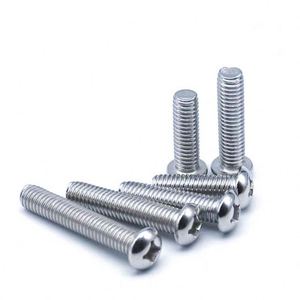 Vis à tête ronde cruciforme en acier inoxydable M3M4M5M6, vis à tête cylindrique, vis à tête miniature, vis de machine pour interrupteur et prise - Product Image 4
